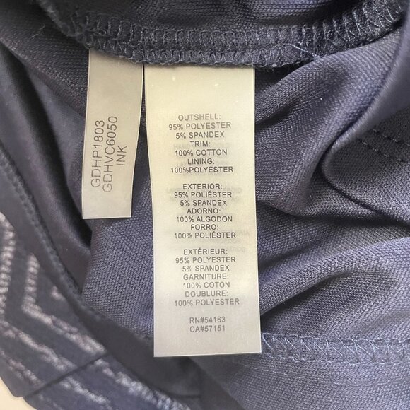 Guess‎ Navy Blue Chevron Cutout Sheath Dress Womens 0 Cocktail Party Evening - Picture 10 of 10